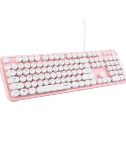 Alternative view of KEYBOARD (คีย์บอร์ด) MOFII SWEET K WIRED RETRO KEYBOARD (PINKMILK) (EN/TH) (1Y)