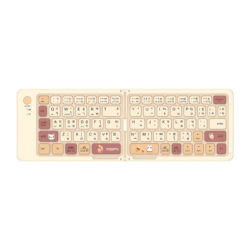 KEYBOARD (คีย์บอร์ด) MOFII Z1 FOLDING CHARGING BLUETOOTH (MILK TEA) (EN/TH) (1Y)