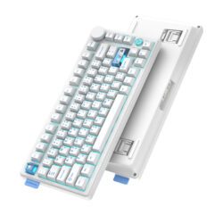 Alternative view of KEYBOARD (คีย์บอร์ด) ONIKUMA HANE MT706 81-KEY 3 MODE (LINEAR AXIS SWITCH) (WHITE) (EN/TH) (2Y)