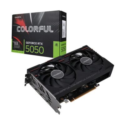 VGA(การ์ดจอ) COLORFUL GEFORCE RTX 5050 GAMING DUO - 8GB GDDR6 (3Y)