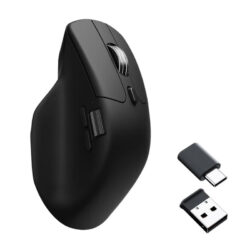 Alternative view of MOUSE (เมาส์) KEYCHRON M6 1K WIRELESS OPTICAL MOUSE PIXART 3395 (ALL SILENT MICRO SWITCH) (BLACK) (2Y)