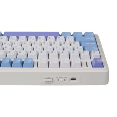 KEYBOARD (คีย์บอร์ด) AULA F75 (SKY VIOLET) 3IN1 WIRELESS [STAR VECTOR SWITCH] (EN/TH) (2Y) - Image 6