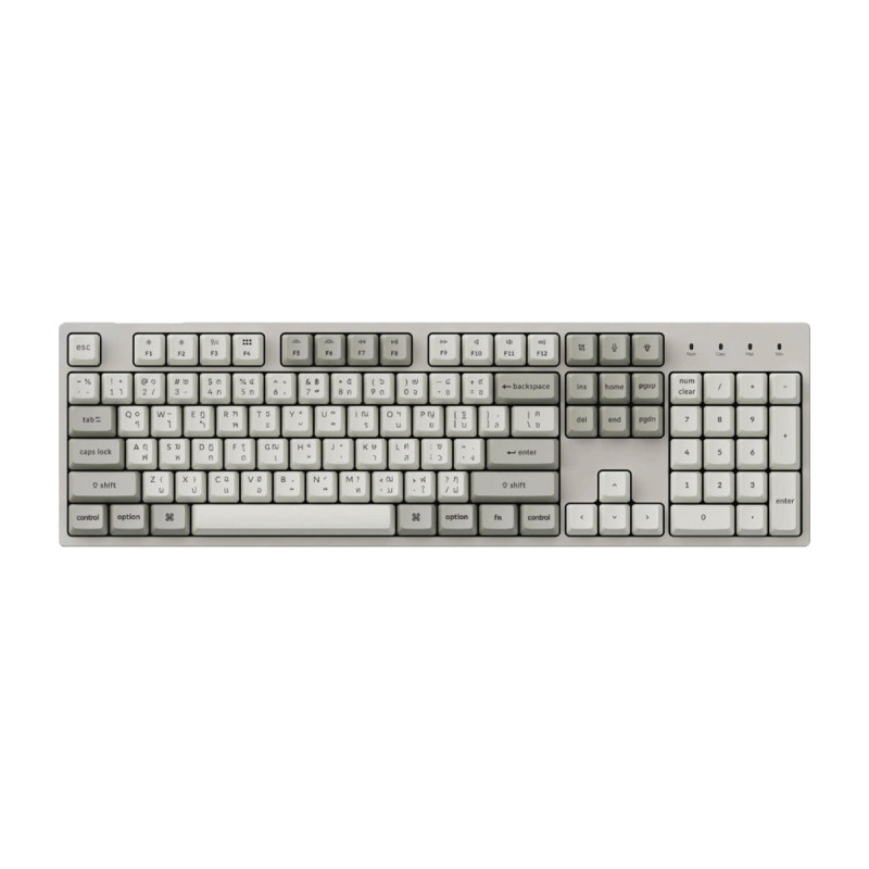 KEYBOARD (คีย์บอร์ด) KEYCHRON C2 PRO 8K QMK (SUPER BANANA SWITCH) (WHITE) (EN/TH) (2Y) - Image 2