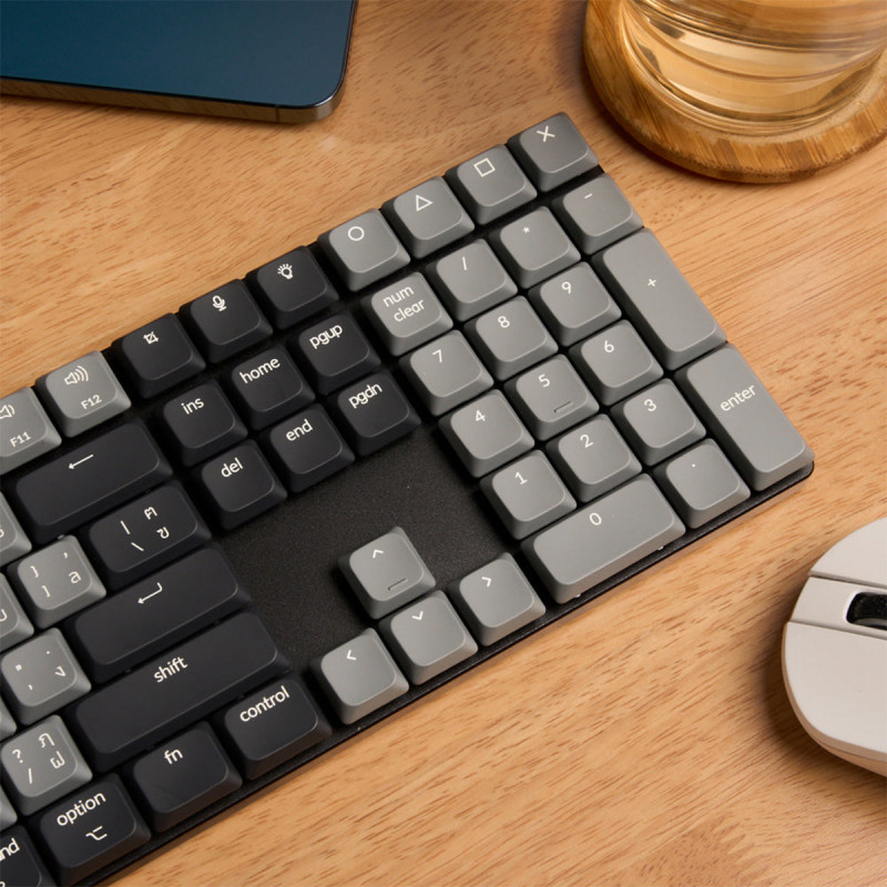 KEYBOARD (คีย์บอร์ด) KEYCHRON K5X QMK WIRELESS (VERSION 2) (GATERON LOW PROFILE BROWN SWITCH) (BLACK) (EN/TH) (2Y) - Image 6