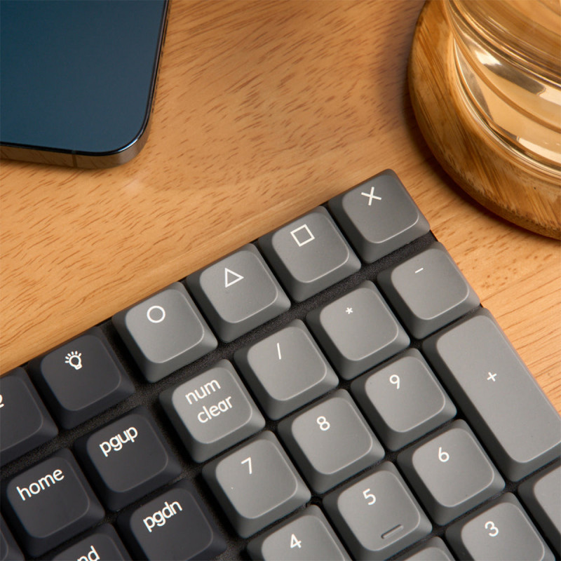 KEYBOARD (คีย์บอร์ด) KEYCHRON K5X QMK WIRELESS (VERSION 2) (GATERON LOW PROFILE BROWN SWITCH) (BLACK) (EN/TH) (2Y) - Image 9