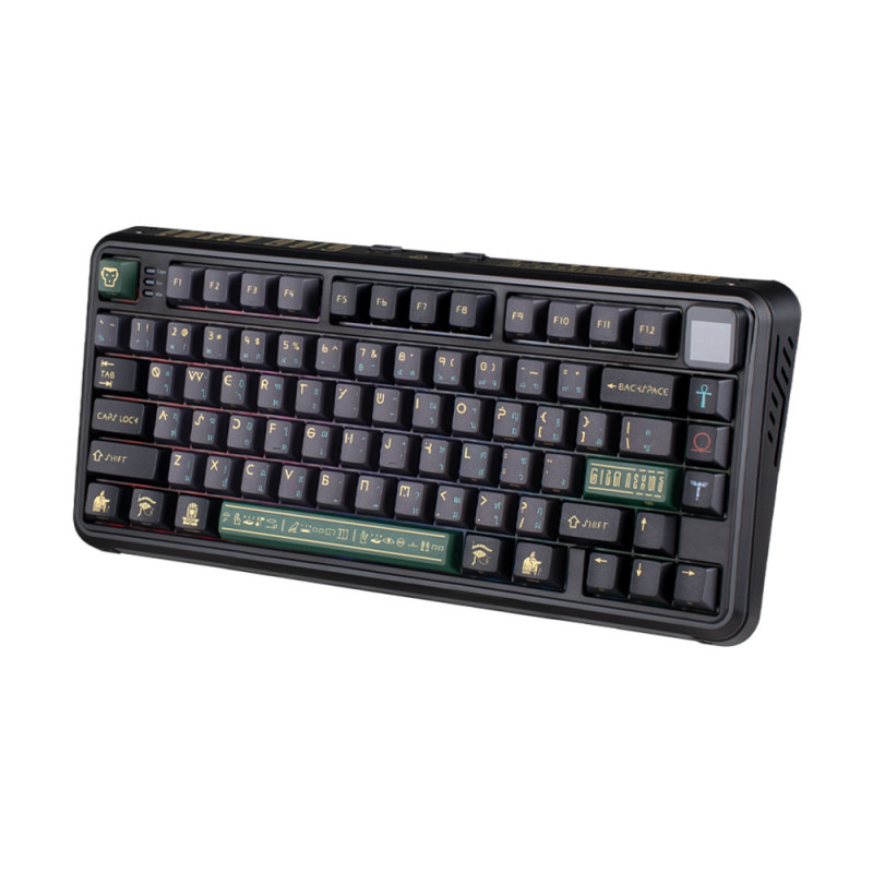 KEYBOARD (คีย์บอร์ด) SARU GIZA NEXUS KX79 (YELLOW BLACK) (TACTILE SWITCH) (EN/TH) (1Y) - Image 4