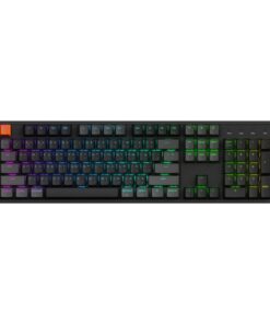 Alternative view of KEYBOARD (คีย์บอร์ด) KEYCHRON K10X QMK WIRELESS (VERSION 2) (SUPER RED SWITCH) (BLACK) (EN/TH) (2Y)