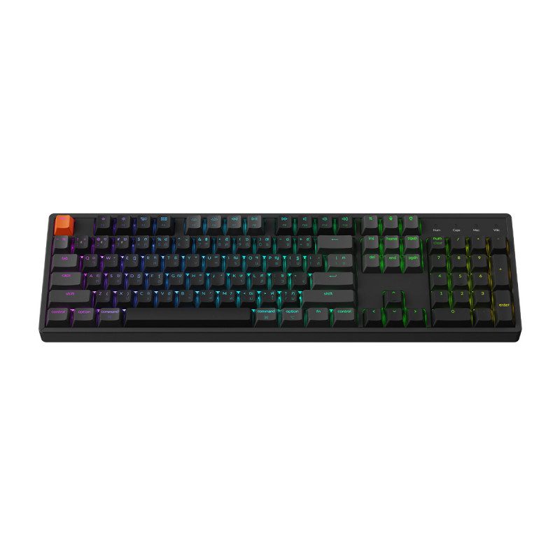 KEYBOARD (คีย์บอร์ด) KEYCHRON K10X QMK WIRELESS (VERSION 2) (SUPER RED SWITCH) (BLACK) (EN/TH) (2Y) - Image 3