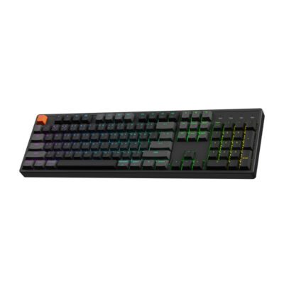 KEYBOARD (คีย์บอร์ด) KEYCHRON K10X QMK WIRELESS (VERSION 2) (SUPER RED SWITCH) (BLACK) (EN/TH) (2Y) - Image 4