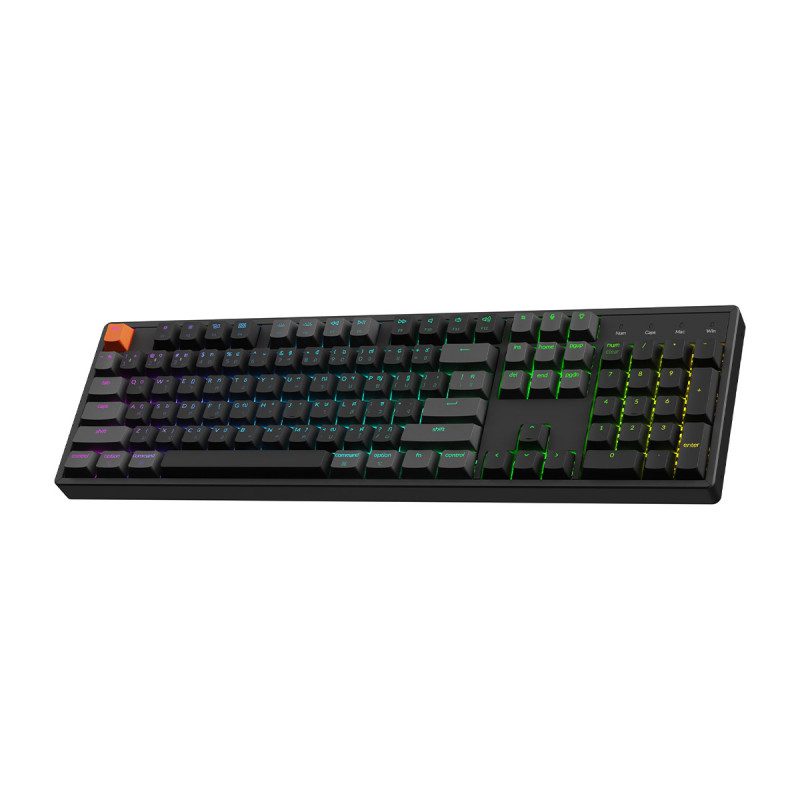 KEYBOARD (คีย์บอร์ด) KEYCHRON K10X QMK WIRELESS (VERSION 2) (SUPER RED SWITCH) (BLACK) (EN/TH) (2Y) - Image 4