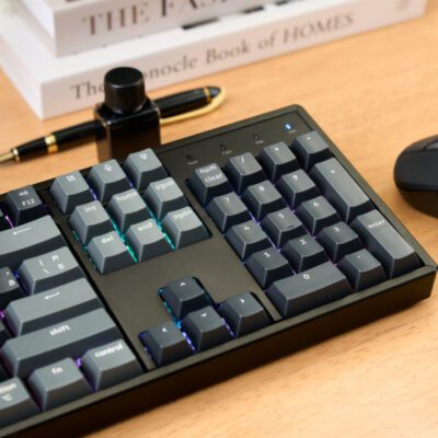 KEYBOARD (คีย์บอร์ด) KEYCHRON K10X QMK WIRELESS (VERSION 2) (SUPER BANANA SWITCH) (BLACK) (EN/TH) (2Y) - Image 8
