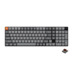 KEYBOARD (คีย์บอร์ด) KEYCHRON K17 MAX QMK WIRELESS (GATERON LOW PROFILE 2.0 BROWN SWITCH) (BLACK) (EN/TH) (2Y)