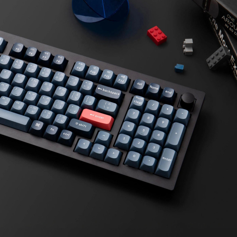 KEYBOARD (คีย์บอร์ด) KEYCHRON V5 MAX QMK WIRELESS (GATERON JUPITER RED SILENT SWITCH) (CARBON BLACK) (EN/TH) (2Y) - Image 4