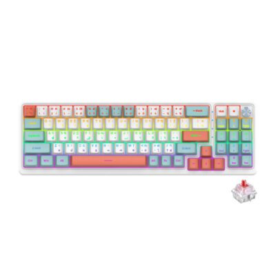 KEYBOARD (คีย์บอร์ด) NEOLUTION E-SPORT NEXUS (WHITE) (RED SWITCH) (EN/TH) (2Y)