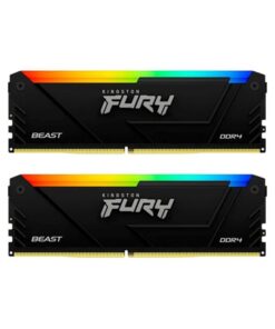 Alternative view of RAM (แรม) KINGSTON FURY BEAST 16GB (8x2) DDR4 3200MHz RGB BLACK (KF432C16BB2AK2/16WP) (LT)