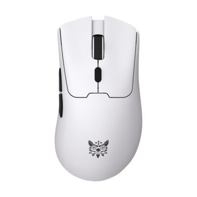 MOUSE (เมาส์) ONIKUMA DM01 TRI-MODE GAMING MOUSE : WHITE (2Y) - Image 2