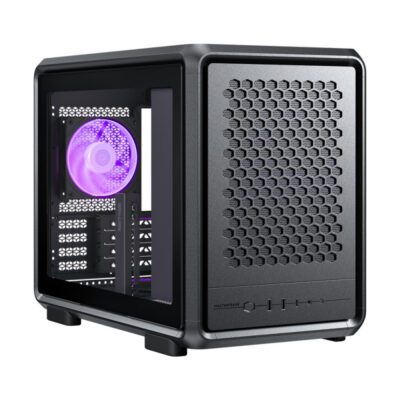 CASE (เคส) COOLER MASTER MASTERFRAME 400 MESH (BLACK)(mATX)(MF400M-KHNN-S00) (2Y)