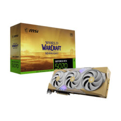 VGA(การ์ดจอ) MSI GEFORCE RTX 5070 WORLD OF WARCRAFT MIDNIGHT LIGHT EDITION OC 12G - 12GB GDDR7 (3Y)