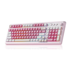 Alternative view of KEYBOARD (คีย์บอร์ด) AULA S99 (PINK) 3IN1 WIRELESS [MEMBRANE SWITCH] (EN/TH) (2Y)