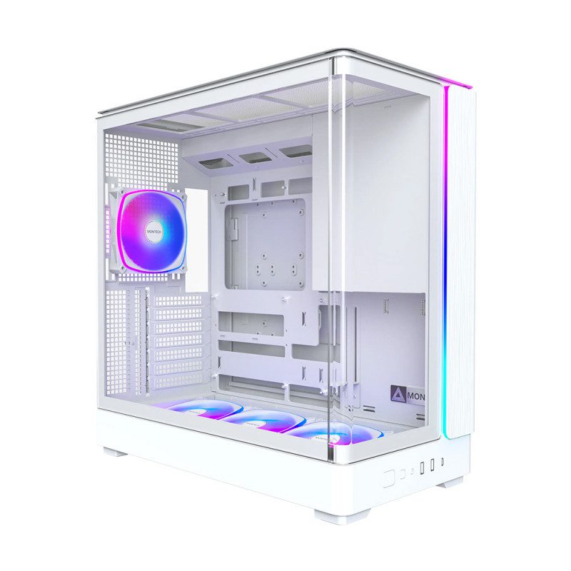 CASE (เคส) MONTECH KING 45 PRO (WHITE)(ATX) (1Y)
