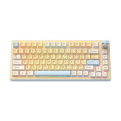 KEYBOARD (คีย์บอร์ด) ONIKUMA UMI MT707 82-KEY 3 MODE (LINEAR SWITCH) (WHITE-BLUE) (EN/TH) (2Y)