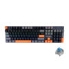 KEYBOARD (คีย์บอร์ด) NUBWO X62 RHIANNON (BLACK/GRAY/ORANGE) (BLUE SWITCH) (EN/TH) (2Y)