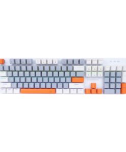 Alternative view of KEYBOARD (คีย์บอร์ด) NUBWO X62 RHIANNON (WHITE/GRAY/ORANGE) (RED SWITCH) (EN/TH) (2Y)