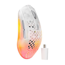 Alternative view of MOUSE (เมาส์) STEELSERIES AEROX 3 WIRELESS GEN 2 (GHOST) (2Y)