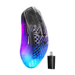 Alternative view of MOUSE (เมาส์) STEELSERIES AEROX 3 WIRELESS GEN 2 (SHADOW) (2Y)