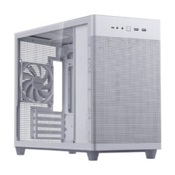 CASE (เคส) ASUS PRIME TEMPERED GLASS AP201 (WHITE)(mATX)