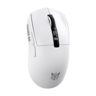 MOUSE (เมาส์) ONIKUMA DM07 TRI-MODE GAMING MOUSE : WHITE (2Y) - Image 2