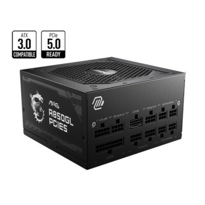 PSU (อุปกรณ์จ่ายไฟ) MSI MAG A850GL PCIE5 850W (80+GOLD) (7Y)