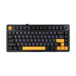 Alternative view of KEYBOARD (คีย์บอร์ด) AULA F75 (THUNDER BLACK) 3IN1 WIRELESS [GRAYWOOD V3 SWITCH] (EN/TH) (2Y)