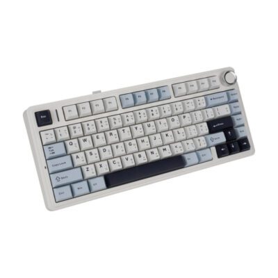 KEYBOARD (คีย์บอร์ด) AULA F75 (GLACIER BLUE) 3IN1 WIRELESS [REAPER SWITCH] (EN/TH) (2Y) - Image 2