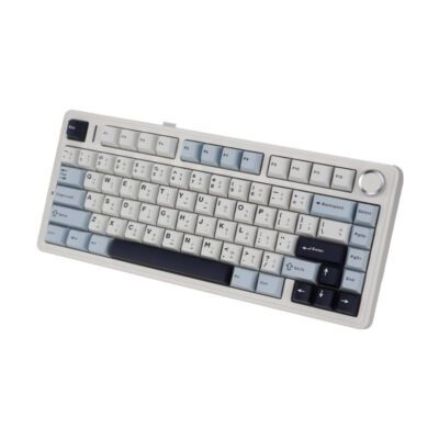 KEYBOARD (คีย์บอร์ด) AULA F75 (GLACIER BLUE) 3IN1 WIRELESS [REAPER SWITCH] (EN/TH) (2Y) - Image 4