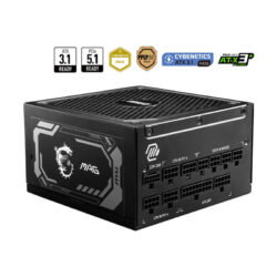 PSU (อุปกรณ์จ่ายไฟ) MSI MAG A1000GL PCIE5 - 1000W (80+GOLD) (7Y)