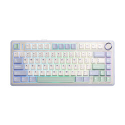 KEYBOARD (คีย์บอร์ด) AULA F75 (CEDAR GREEN) 3IN1 WIRELESS [REAPER SWITCH] (EN/TH) (2Y)