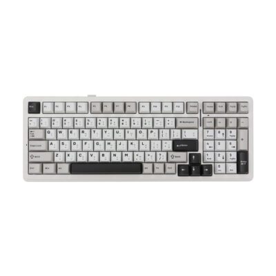 KEYBOARD (คีย์บอร์ด) AULA F99 (GREY/WHITE/DARKGREY) [GRAYWOOD V3 SWITCH] (EN/TH) (2Y)