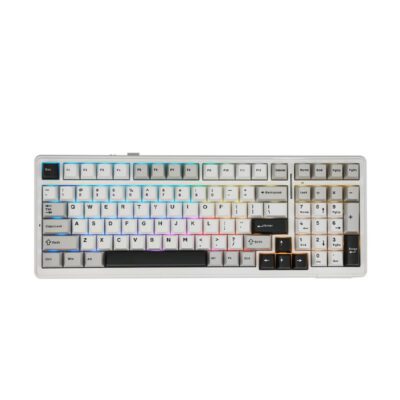 KEYBOARD (คีย์บอร์ด) AULA F99 (GREY/WHITE/DARKGREY) [GRAYWOOD V3 SWITCH] (EN/TH) (2Y) - Image 8