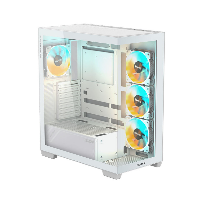 CASE (เคส) GIGABYTE C500 PANORAMIC STEALTH ICE (WHITE)(ATX) (1Y) - Image 5