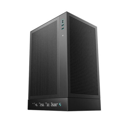 CASE (เคส) DEEPCOOL CH170 DIGITAL (BLACK)(MINI-ITX) (1Y) - Image 2