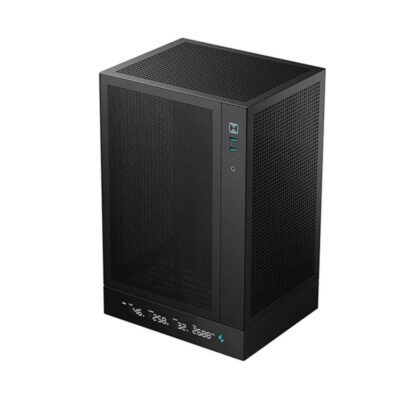 CASE (เคส) DEEPCOOL CH170 DIGITAL (BLACK)(MINI-ITX) (1Y)