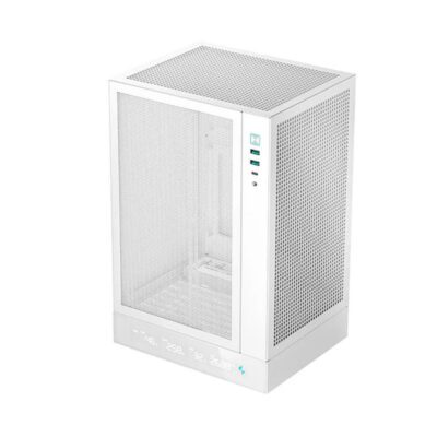 CASE (เคส) DEEPCOOL CH170 DIGITAL (WHITE)(MINI-ITX) (1Y)