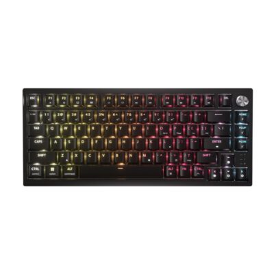 KEYBOARD (คีย์บอร์ด) CORSAIR K65 PLUS WIRELESS 75% MLX FUSION TACTILE SW (BLACK) (CH-91D441F-NA) (US) (2Y)