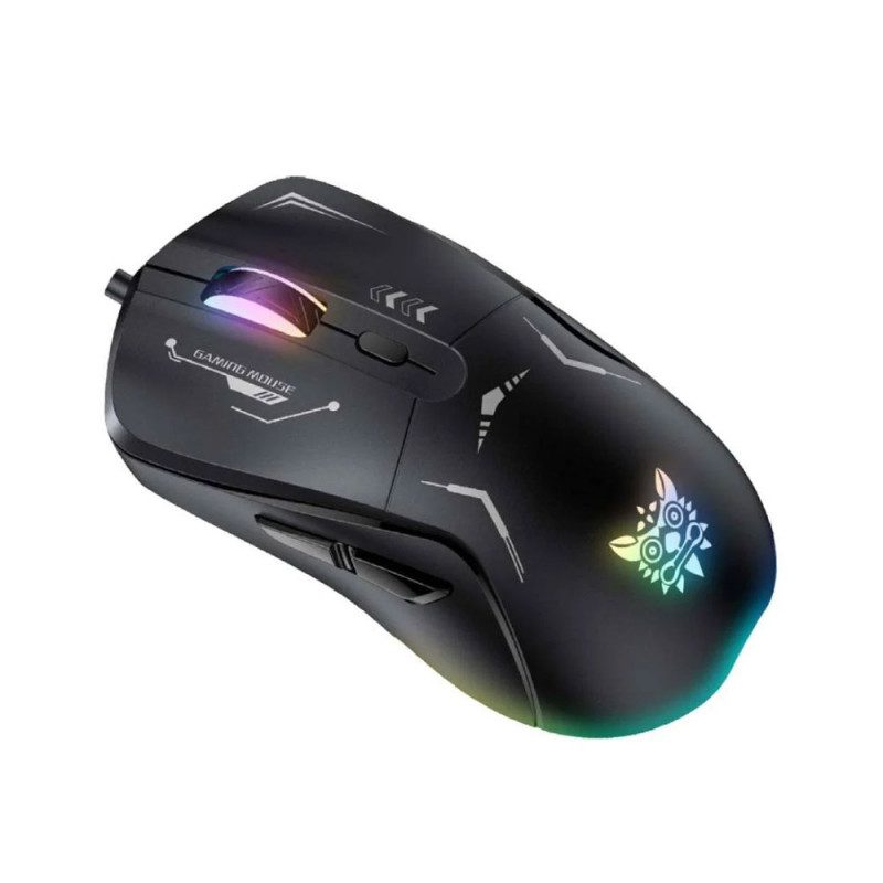 MOUSE (เมาส์) ONIKUMA OKAMI WIRED GAMING MOUSE : BLACK (2Y) - Image 2