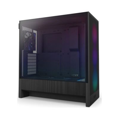 CASE (เคส) NZXT H5 FLOW RGB [2024] (BLACK)(E-ATX) (2Y)