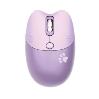 MOUSE (เมาส์) MOFII KITTEN 2.4G WIRELESS MOUSE (PURPLE) (1Y)