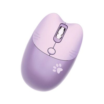MOUSE (เมาส์) MOFII KITTEN 2.4G WIRELESS MOUSE (PURPLE) (1Y) - Image 3