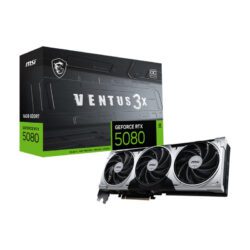 VGA(การ์ดจอ) MSI GEFORCE RTX 5080 VENTUS 3X OC PLUS 16G - 16GB GDDR7 (3Y)