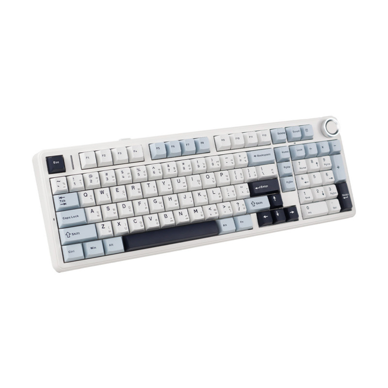 KEYBOARD (คีย์บอร์ด) AULA F99 PRO (GLACIER BLUE) STAR VECTOR SWITCH (EN/TH) (2Y) - Image 2